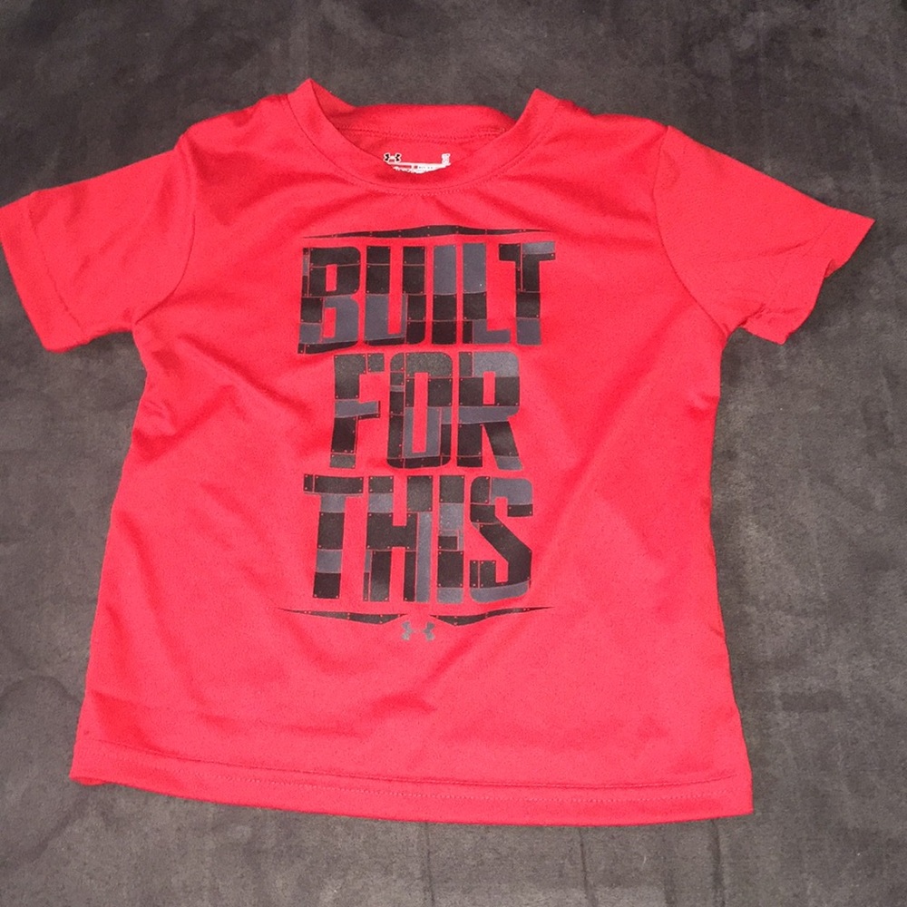 2t under armour boys shirt